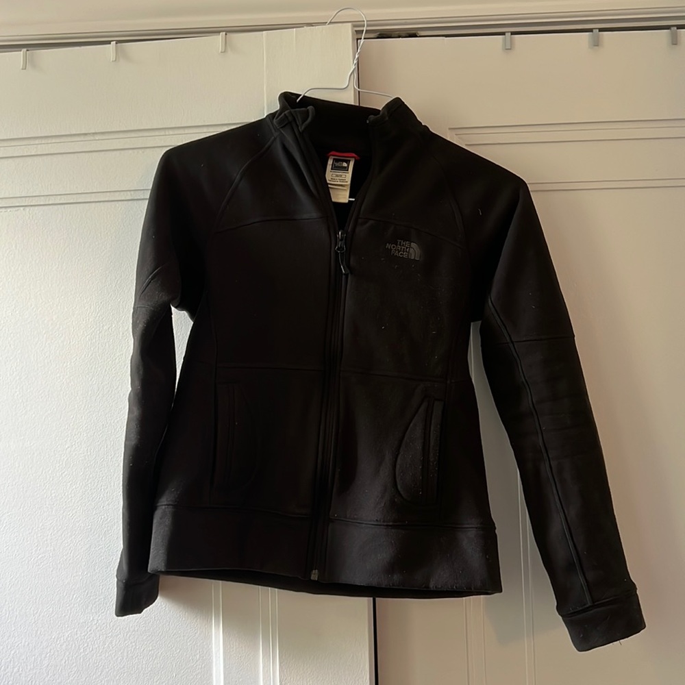 North Face zip up (black)